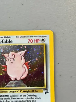 Clefable – Pokemon Base set 2 – 5/130 – Holo rare – NM/LP - Image 3
