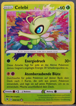 Celebi 009/185 Farbenschock Amazing Rare Pokemon Pokemon Karte Deutsch Near Mint - Image 1