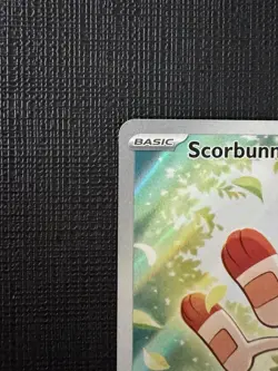 Pokemon TCG Scorbunny Full Art Holo Rare 225/217 70 HP English Prismatic - Image 2