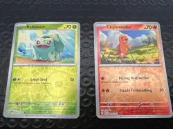 Pokemon Costco 151 Cosmo Foil Promo Set Pikachu Squirtle Charmander Bulbasaur - Image 2