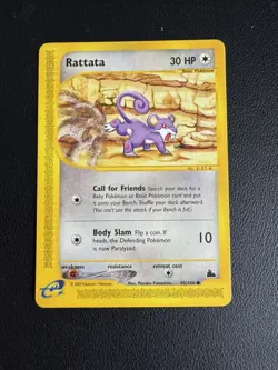 Rattata 90/144 - Skyridge - Pokemon - NM - Image 1