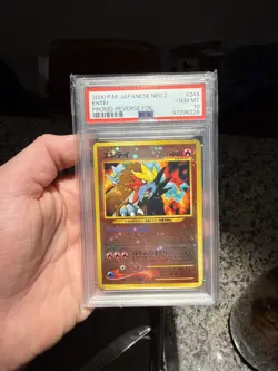 Pokemon Entei Neo Premium File 2 #244 PSA 10 GEM MINT Holo Japanese - Image 1