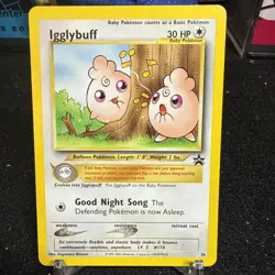 Igglybuff 36 Pokemon TCG WOTC Black Star Promo NM/M (001) - Image 1