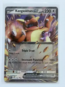 Kangaskhan ex - 115/165 - SV: Scarlet & Violet 151 - Double Rare Pokemon - NM - Image 1