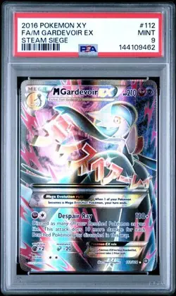 PSA 9 M GARDEVOIR EX 112 XY STEAM SEIGE MEGA POKEMON MINT - Image 1