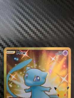 Mew 025/025 Celebrations Gold Shiny Mew Pokemon TCG - Image 2