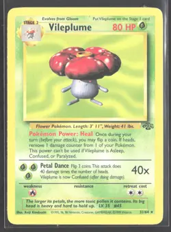 Vileplume Jungle #31/64 Pokemon Rare - Image 1