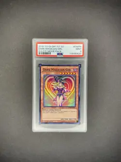 Yugioh! Dark Magician Girl MVP1-EN056 Movie Pack 1st Edition PSA 9 - Image 1