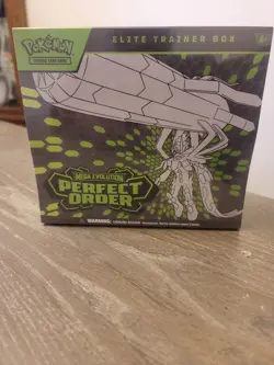 Pokemon Elite Trainer Box Mega Evolution Perfect Order Mint Factory Sealed - Image 1