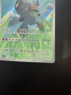 Golurk 123/086 NM Illustration Rare Pokemon Scarlet & Violet Black Bolt (NM-) - Image 5