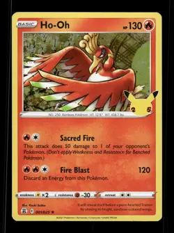 2021 Pokemon Celebrations Holo #1 - Ho-Oh - Image 1