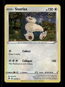 2020 Pokemon Promo Cosmos Holo #141 - Snorlax - Image 1