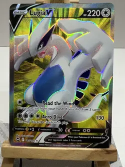Pokemon TCG - Lugia V 185/195 Silver Tempest - Ultra Rare Full Art Holo - NM - Image 1