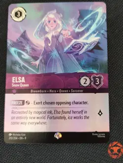 EPIC Elsa - Snow Queen 210/204 Disney Lorcana TCG Fabled Foil - Image 1