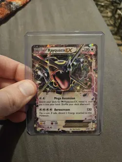 Pokemon TCG Rayquaza EX XY69 Black Star Promo Holo Card 2015 - Image 1