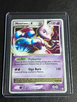 💫 Pokemon Legends Awakened Mewtwo LV. X Holo Rare Card 144/146 💫 - Image 1