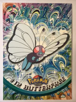BUTTERFREE #12 Pokemon Card TCG Topps TV Animation - Image 1