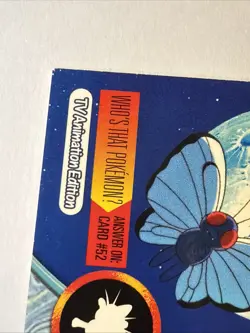 BUTTERFREE #12 Pokemon Card TCG Topps TV Animation - Image 5