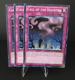 Yugioh Trap Call Of The Haunted x3 Card Playset Mixed Set NM-LP - Image 1