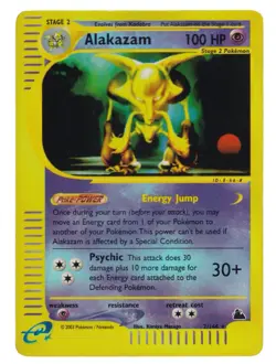 Pokemon Trading Cards - Alakazam (Reverse Holo) Skyridge Set 2/144 - Image 1