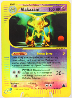 Pokemon Trading Cards - Alakazam (Reverse Holo) Skyridge Set 2/144 - Image 3