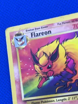 Pokemon TCG Flareon 19/64 Rare Vintage Jungle Card Non Holo DMG/HP - Image 3