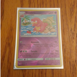 Pokemon TCG Sun & Moon Slowbro 49/145 Holo Card English Shibuzoh Illustrator - Image 1