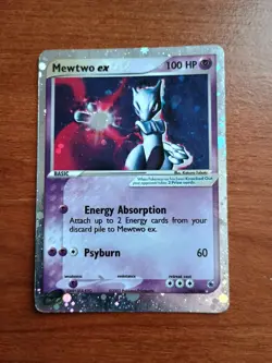 Mewtwo ex 101/109 Ruby and Sapphire Holo Vintage Pokemon Card - Image 1