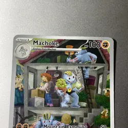 Pokemon TCG Machoke 177/165 Scarlet & Violet 151 Illustration Rare Card - Image 2