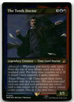 The Tenth Doctor (Display Commander) - Thick Stock #194 (Foil) NM Doctor Who - Image 1