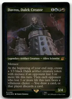Davros, Dalek Creator (Display Commander) - Thick Stock (Foil) NM Doctor Who - Image 1