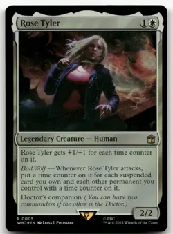 Rose Tyler #5 (Foil) (NM) Doctor Who WHO Magic MTG - Image 1