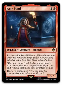 Amy Pond #75 (NM) Doctor Who WHO Magic MTG - Image 1