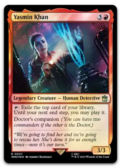 Yasmin Khan #7 (Foil) (NM) Doctor Who WHO Magic MTG - Image 1