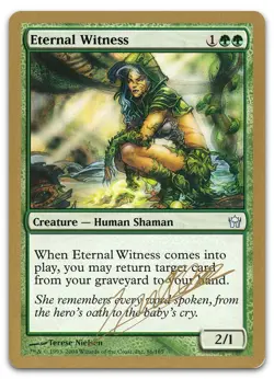 Eternal Witness - 2004 Julien Nuijten (5DN) LP World Championship WCD Magic MTG - Image 1