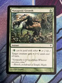 MTG 2011 New Phyrexia: Mutagenic Growth (116/175) MP - Image 1