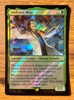 Magic MTG Final Fantasy Professor Hojo #69 *SURGE FOIL* Rare Commander - Image 1