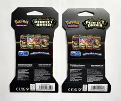 POKEMON PERFECT ORDER ME03 MEGA EVOLUTION 2X SLEEVED BOOSTER PACKS RANDOM ART 🐉 - Image 2