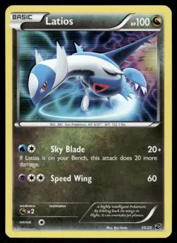 Pokemon Cards Latios 10/20 Dragon Vault Holo Rare LP *3 - Image 1