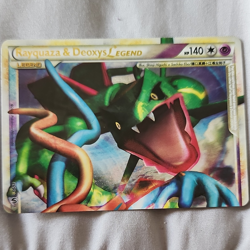 Pokemon TCG Rayquaza & Deoxys LEGEND 89/90 Holo Undaunted HP140 English - Image 1