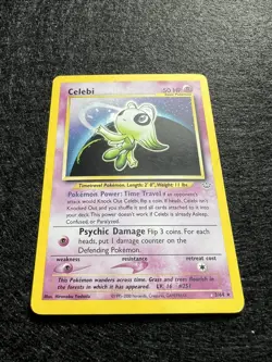 Pokemon TCG Celebi Neo Revelation 3/64 Holo Rare - Image 3