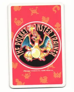Trainer Red Jack Of Spades 1996 Pocket Monster Poker Card Pokemon Japanese LP - Image 2