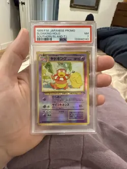 POKEMON JAPANESE SOUTHERN ISLANDS SLOWKING REVERSE HOLO MP PSA 7 - Image 1