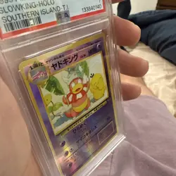POKEMON JAPANESE SOUTHERN ISLANDS SLOWKING REVERSE HOLO MP PSA 7 - Image 2