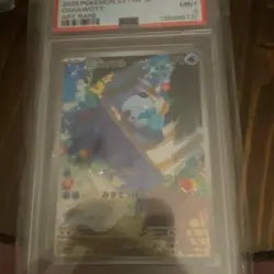 Pokemon TCG 2025 JP SV11W White Flare Oshawott 102/086 Art Rare Holo PSA 9 - Image 2