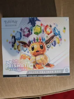 Pokemon TCG Prismatic Evolutions Elite Trainer Box Booster Promo - Image 1