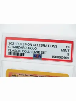 Pokemon 2021 Celebrations Classic Collection Charizard 4/102 Holo Reprint PSA 9 - Image 4