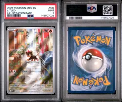 Litleo Illustration Rare #139 PSA 9 Mint 2025 Pokemon Mega Evolution English - Image 1