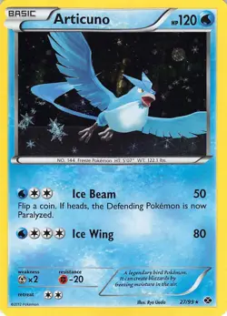 Articuno 27/99 Holo Rare Next Destinies Pokemon Holo Moderately Played - Image 1