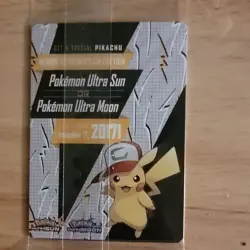 Pokemon Company Ash's Pikachu SM108 Promo English Regular Sealed - Image 2